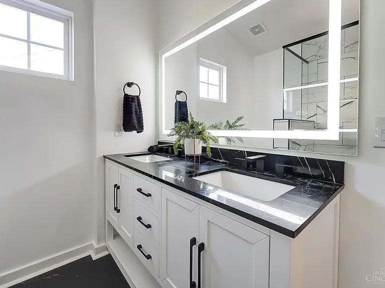Completed remodeling project