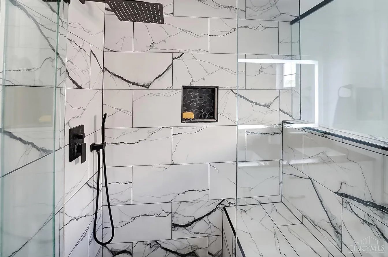 Bathroom renovation detail