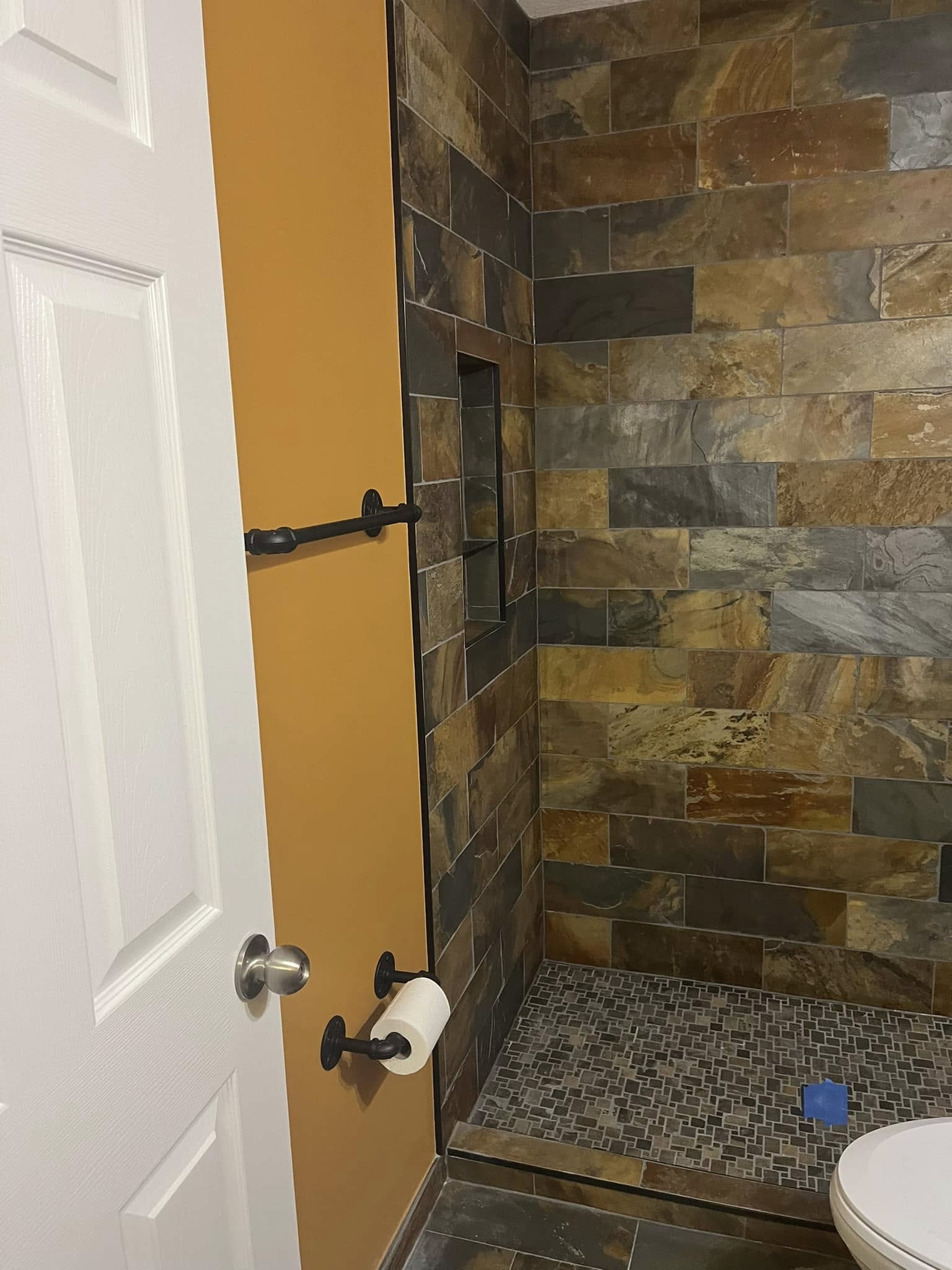 Accessible bathroom remodel for aging in place