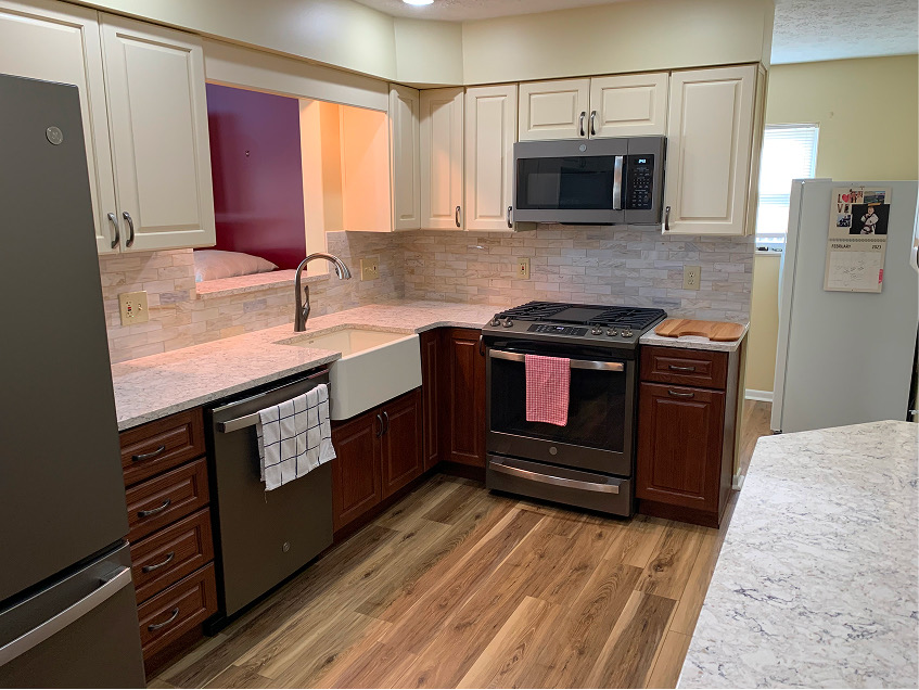 Completed kitchen project